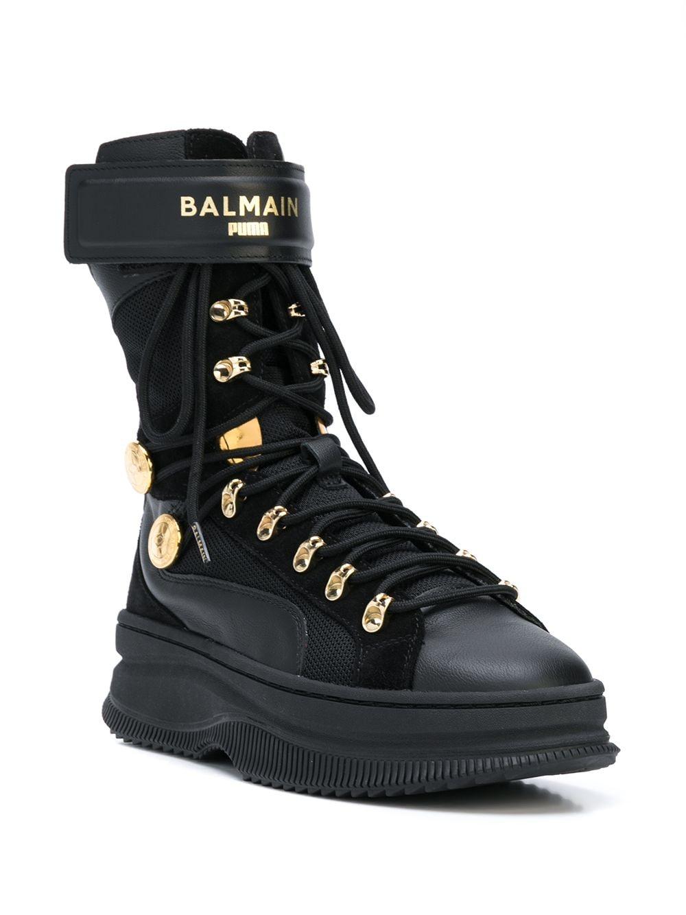 PUMA Deva Boot X Balmain in Black Lyst