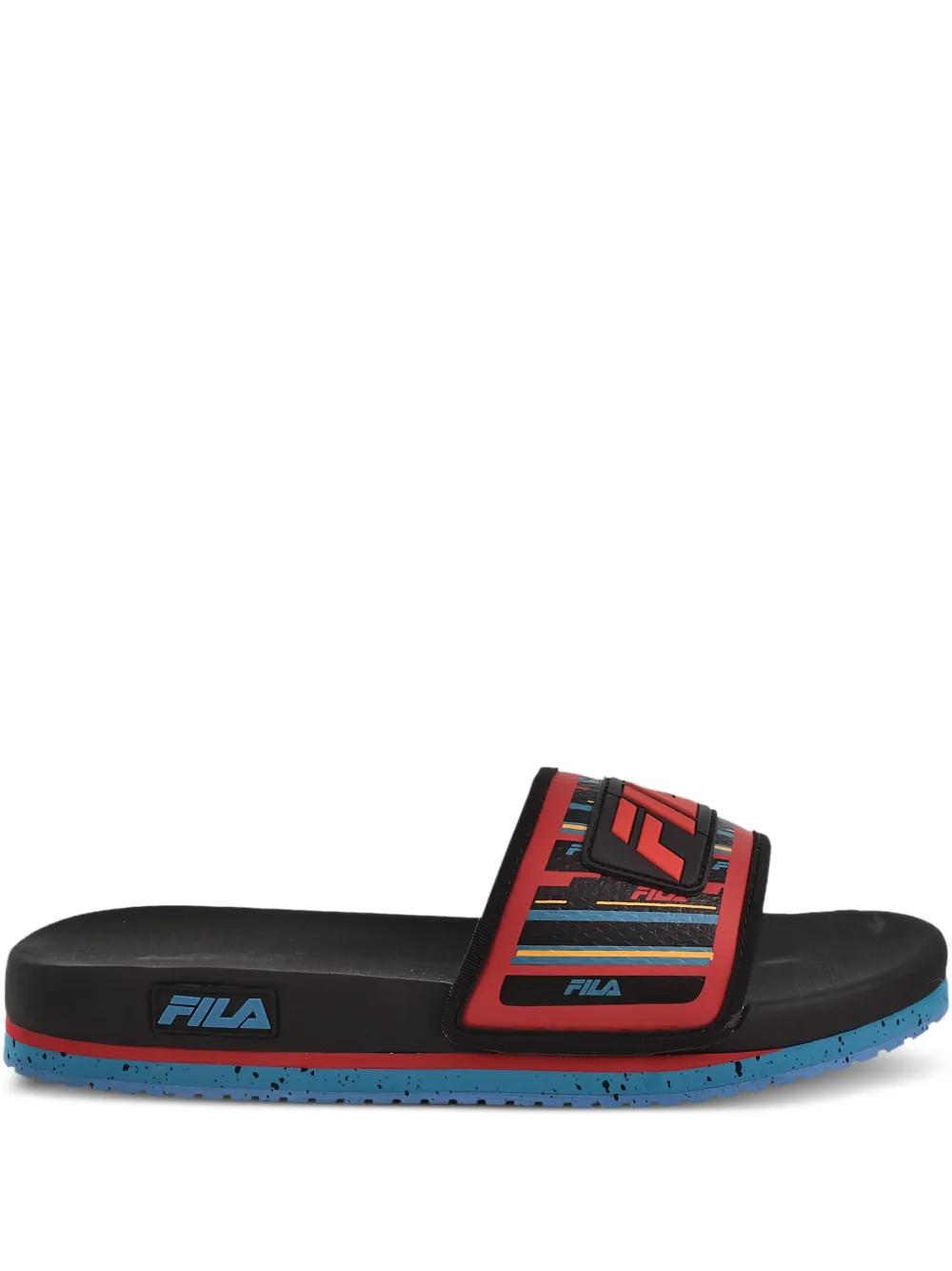 Custom Fila Slides Blue Fila Sandals And Slides For Men Lyst UK
