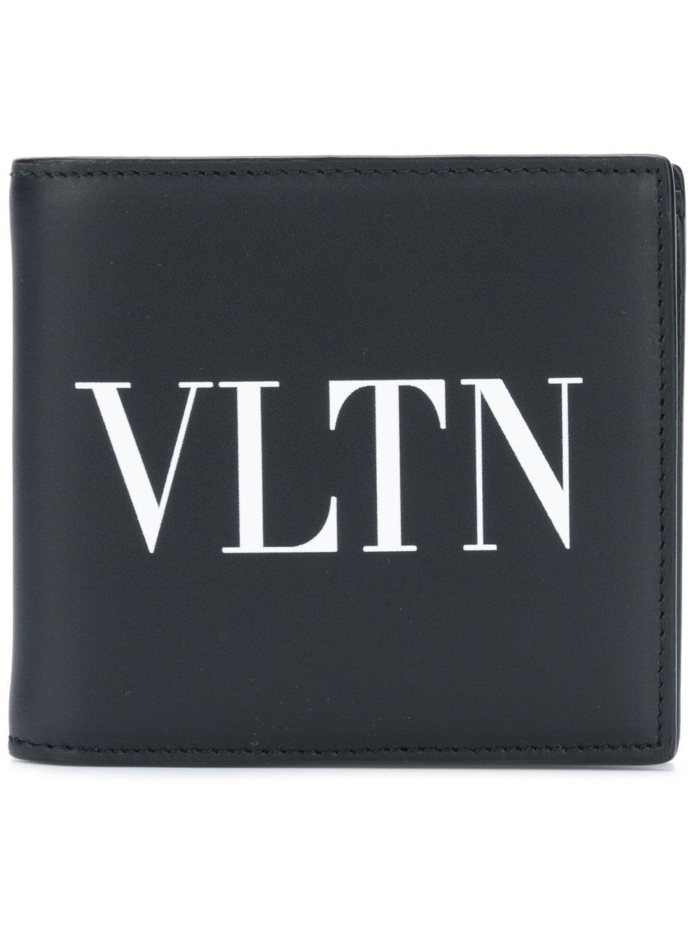 Valentino Garavani Leather Valentino Garavani Vltn Wallet in Black 