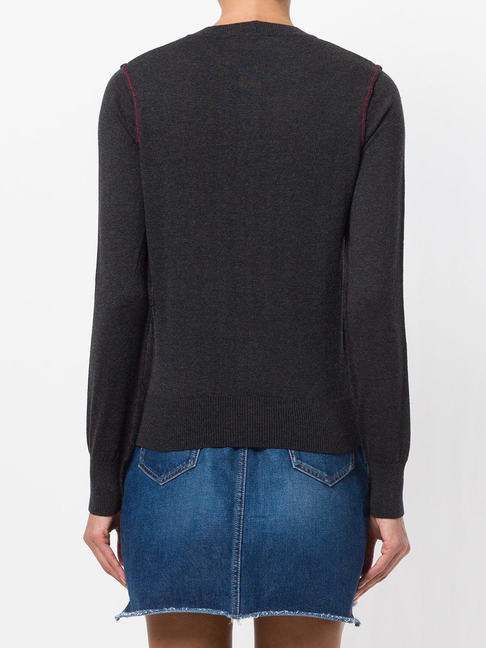 maison kitsune women's cardigan