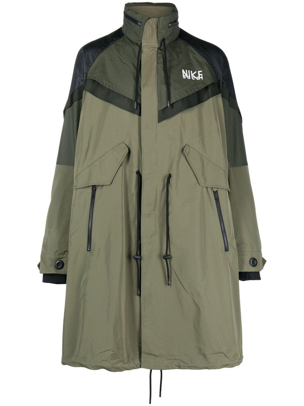 nike-green-X-Sacai-Hooded- nike-green-X-Sacai-Hooded-