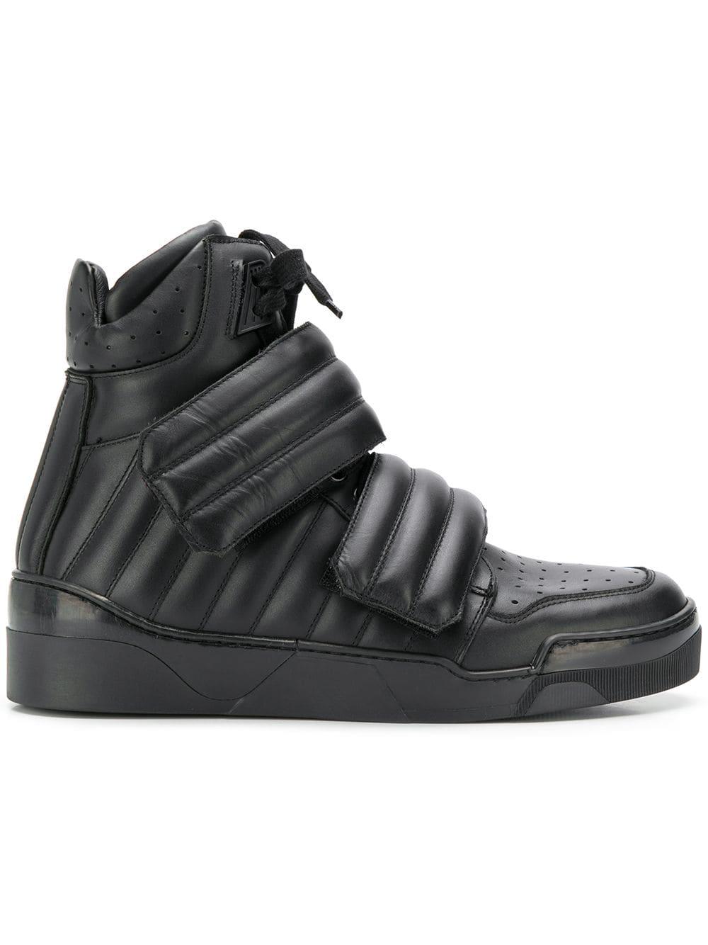 Les Hommes Padded High-top Sneakers in Black for Men | Lyst