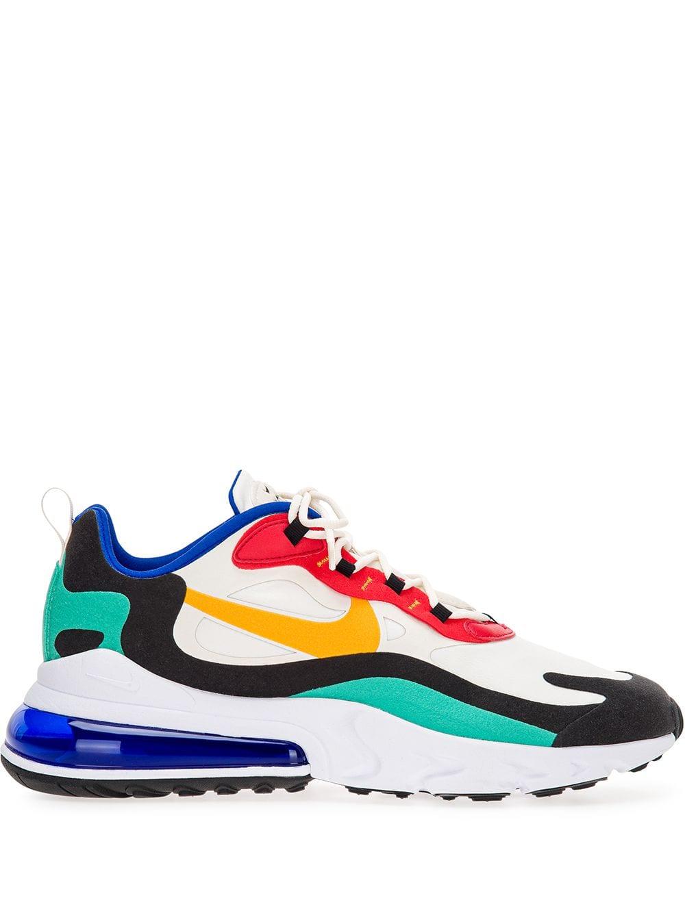 Nike Leather Air Max 270 React Bauhaus Sneakers in White for Men | Lyst