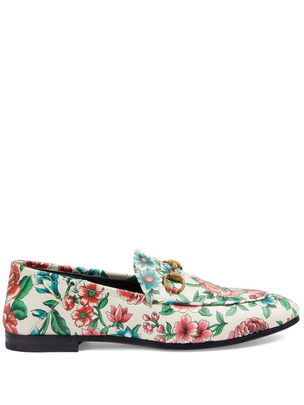 Horsebit Floral print Loafers