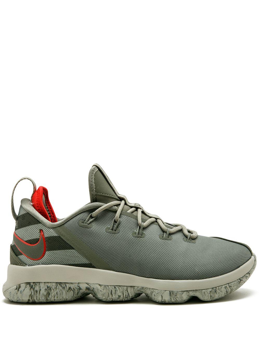 lebron 14 low grey and green
