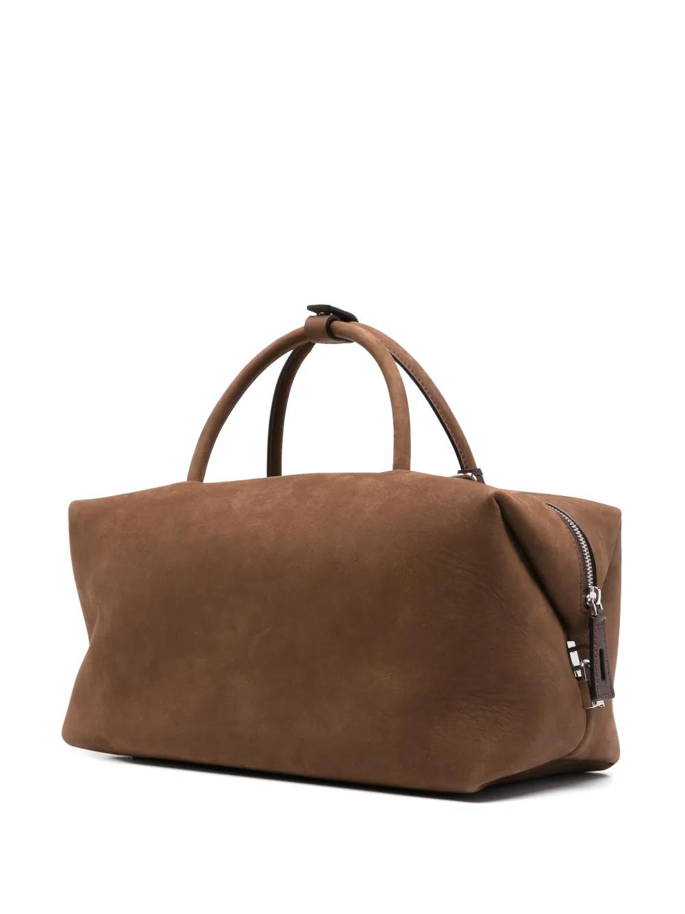 Marine Small leather tote bag in brown - Max Mara | Mytheresa