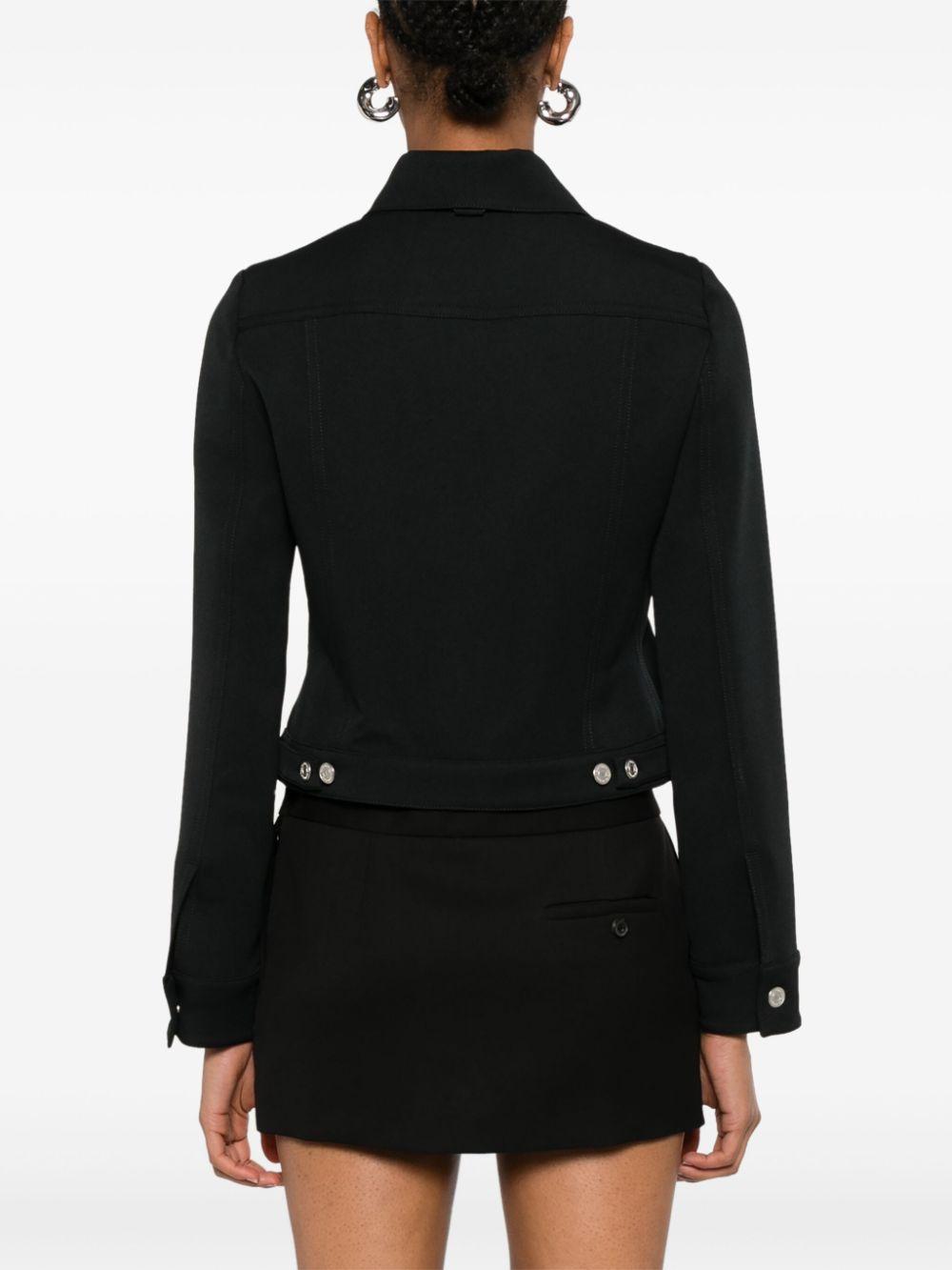 Courreges レディース ブラック トラッカージャケット ジャケット