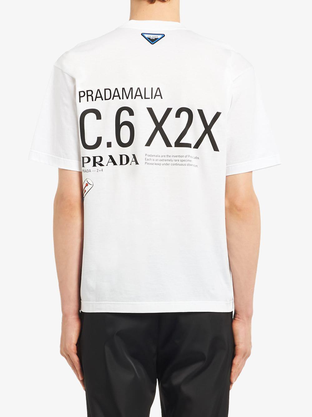 navy prada tshirt