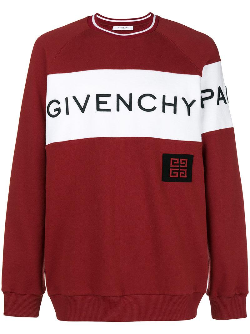 Sweat 4G Givenchy pour homme en coloris Rouge | Lyst