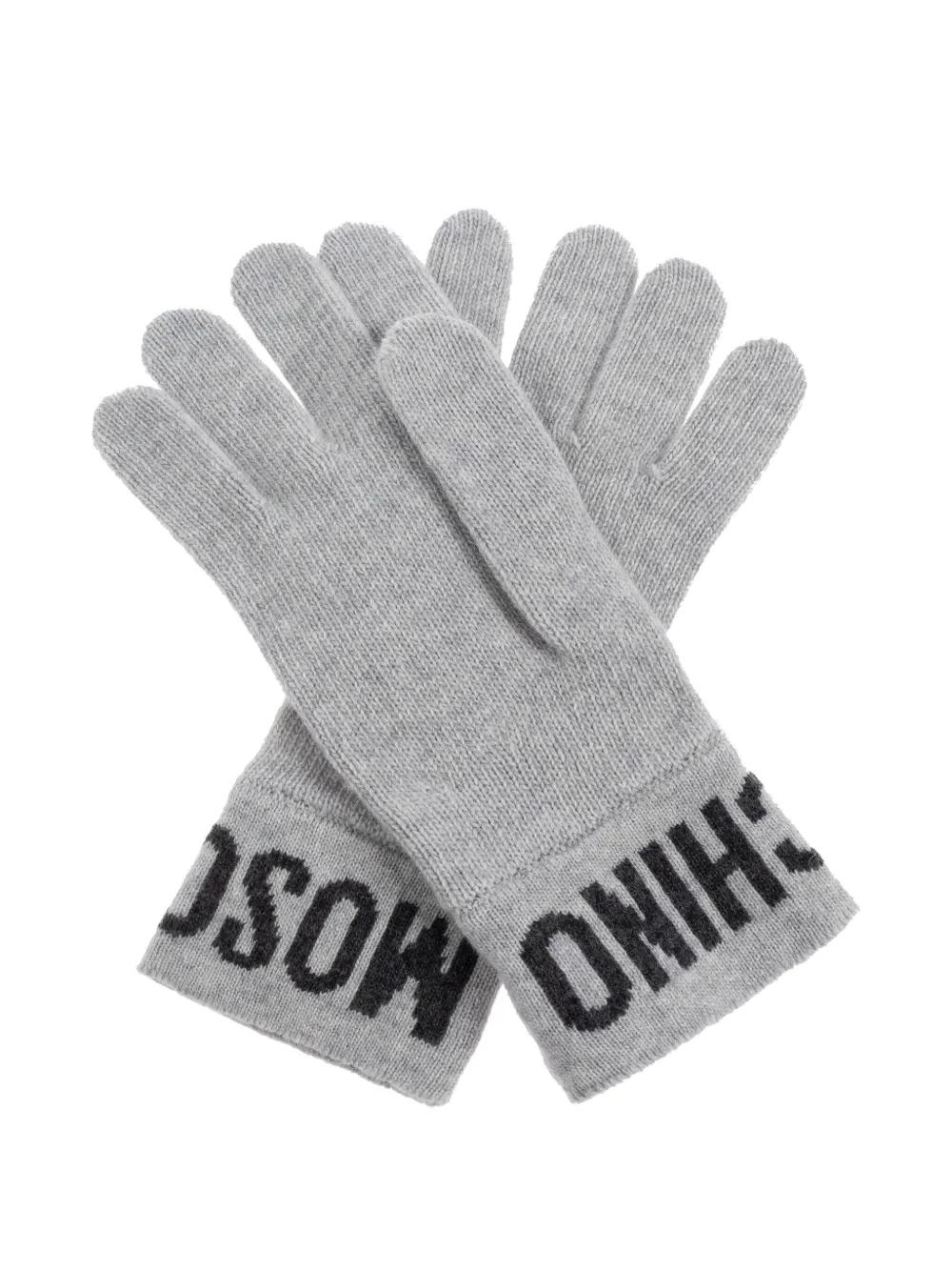 手袋 MOSCHINO COUTURE Woman Gloves Grey 35805402 0509 Moschino Gloves for Women | Online Sale up to 40% off | Lyst