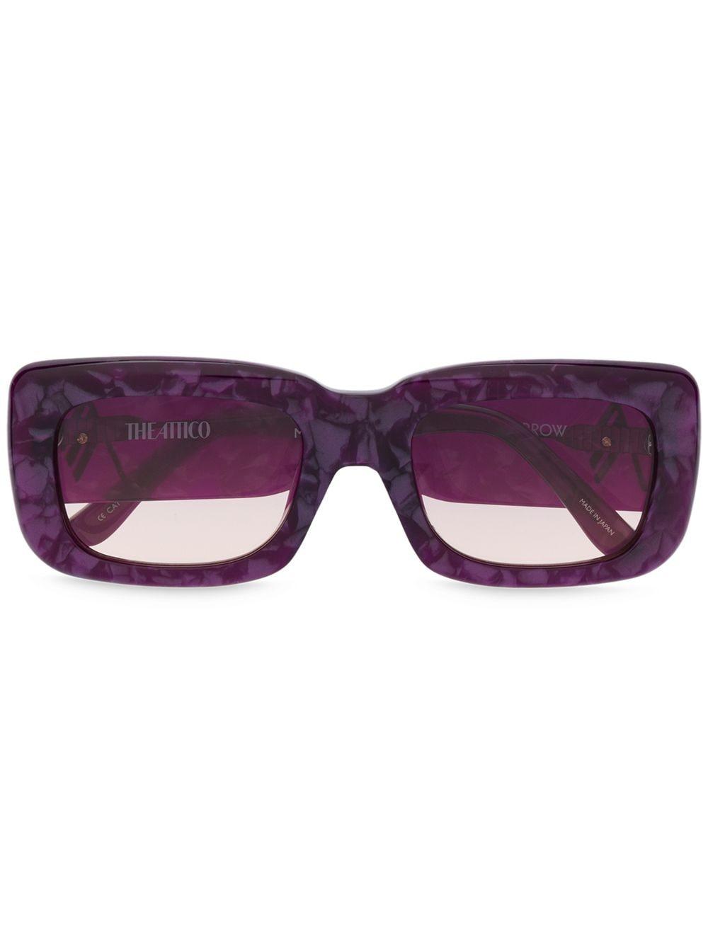 purple square sunglasses