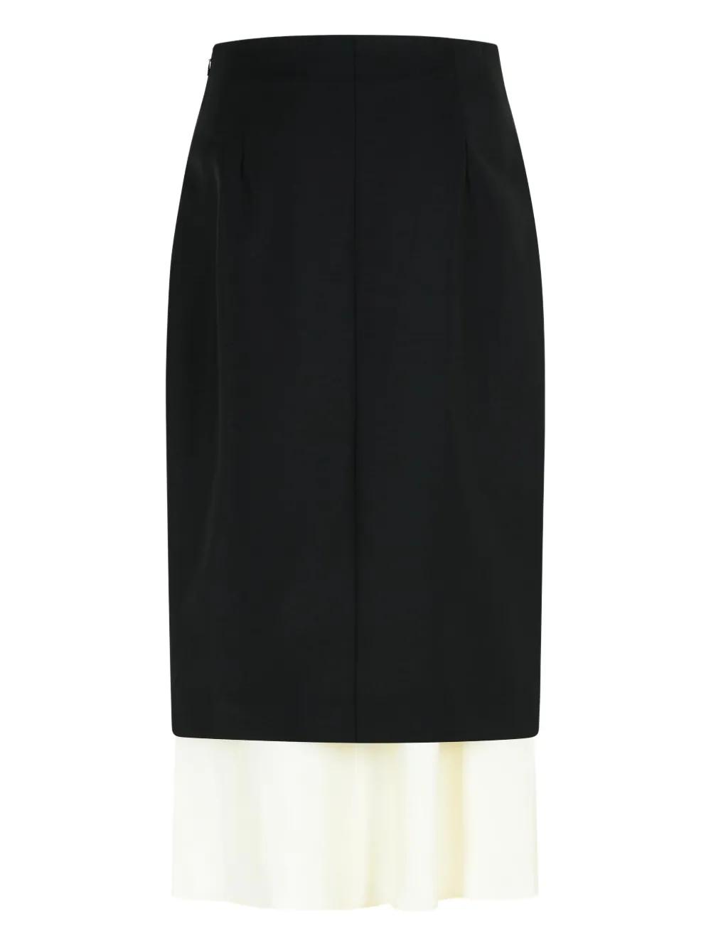 スカート ROHE FW25 LEATHER MIDI SKIRT (41632239 204) Flared skirt | Hermès UK