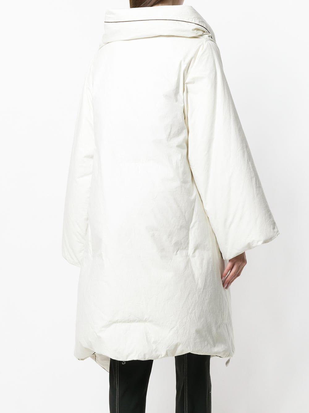 Maison Martin Margiela Pre-Owned 1999 Artisanal Duvet Coat in White | Lyst  Australia