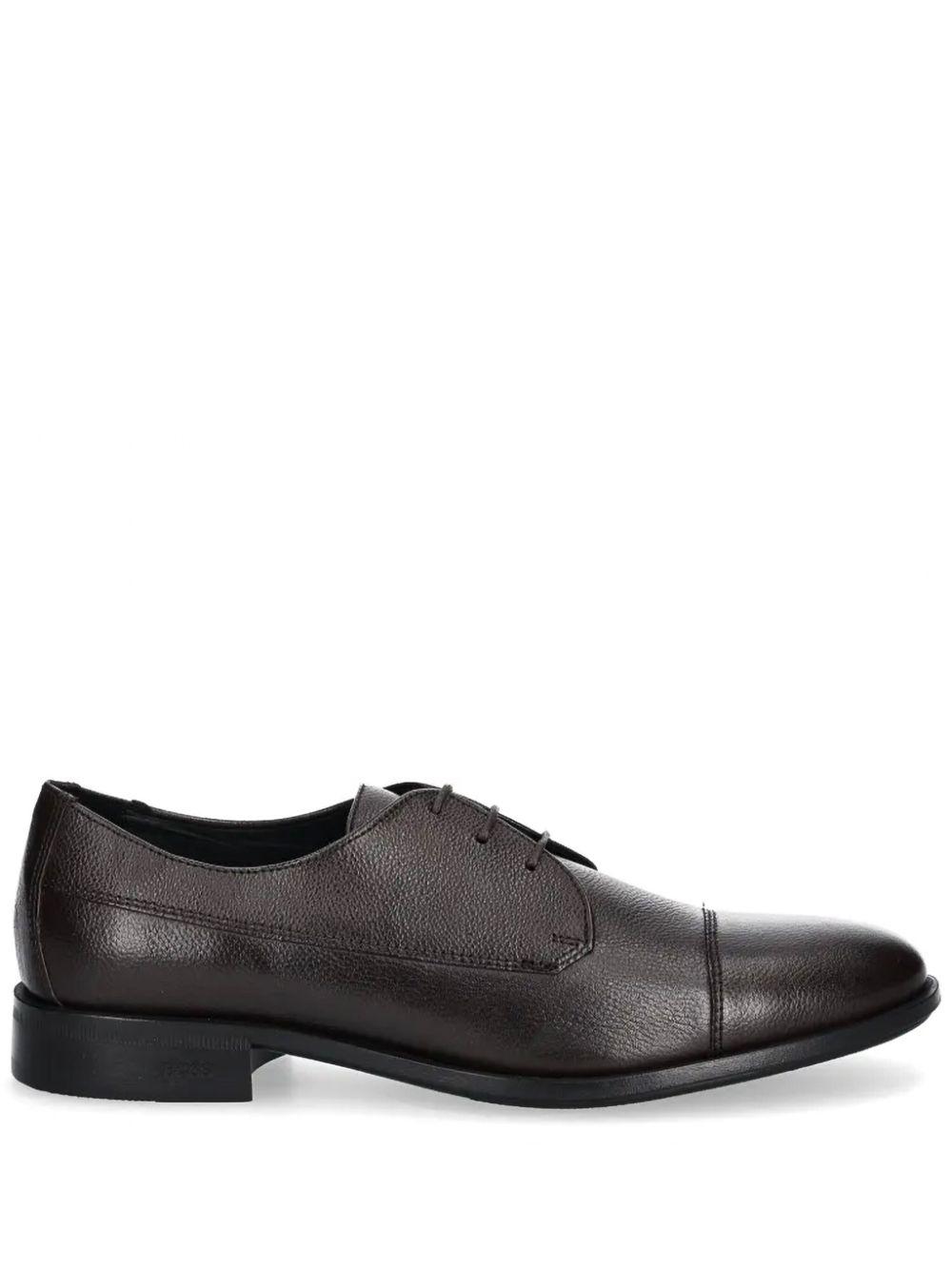 Prada メンズ ブラック レザーシューズ レースアップ Prada メンズ ブラック レザーシューズ レースアップ