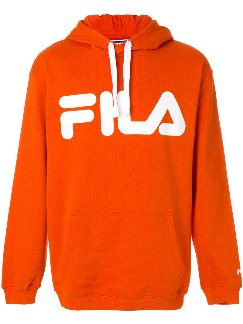 fila hoodie orange
