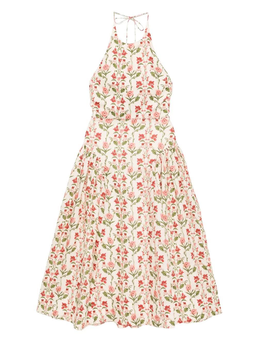 Agua Bendita Balsa Canna Dress in White | Lyst Agua Bendita Balsa Canna Dress in White | Lyst
