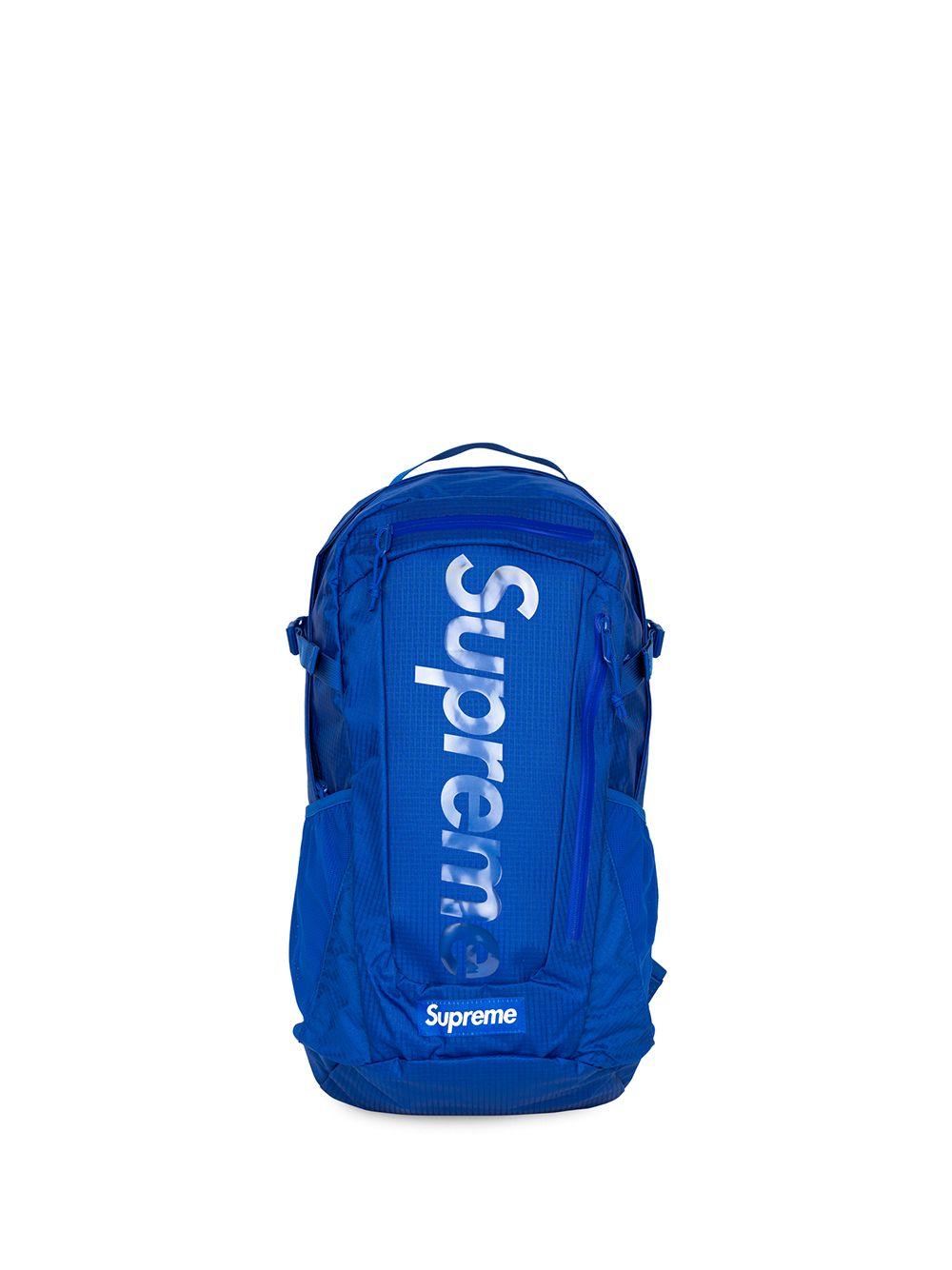 SUPREME SS17 BACKPACK Blue 100% Authentic $200.00 - PicClick