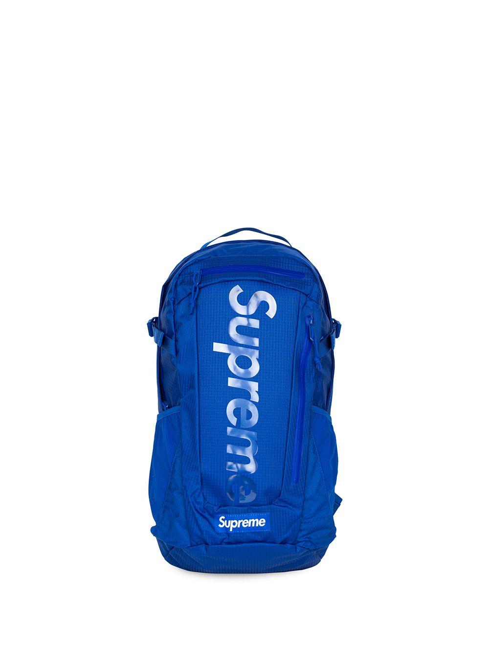 Logo-print Backpack "ss 21" Supreme pour homme en coloris Bleu | Lyst