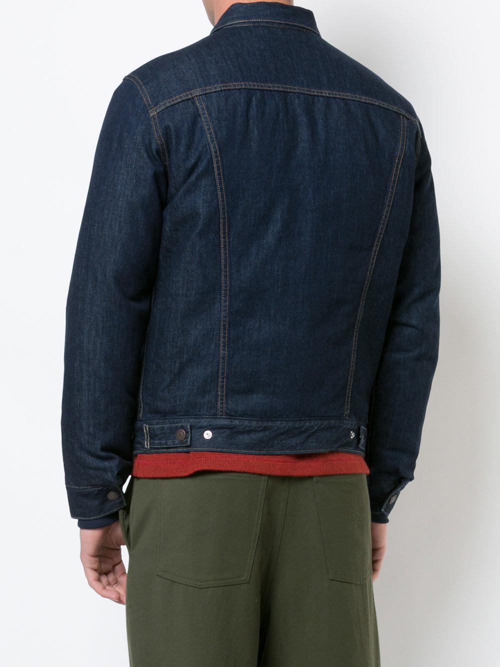 levis padded denim jacket
