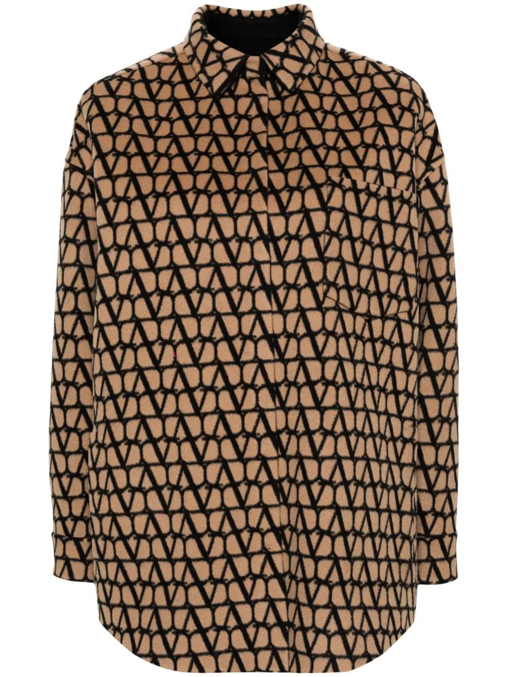 Valentino Garavani トワル イコノグラフ リバーシブル コート