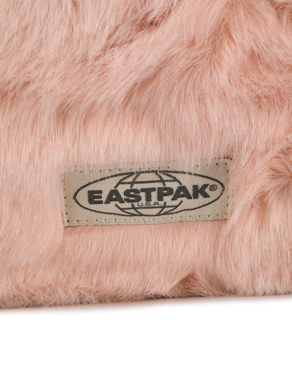 eastpak pink fur
