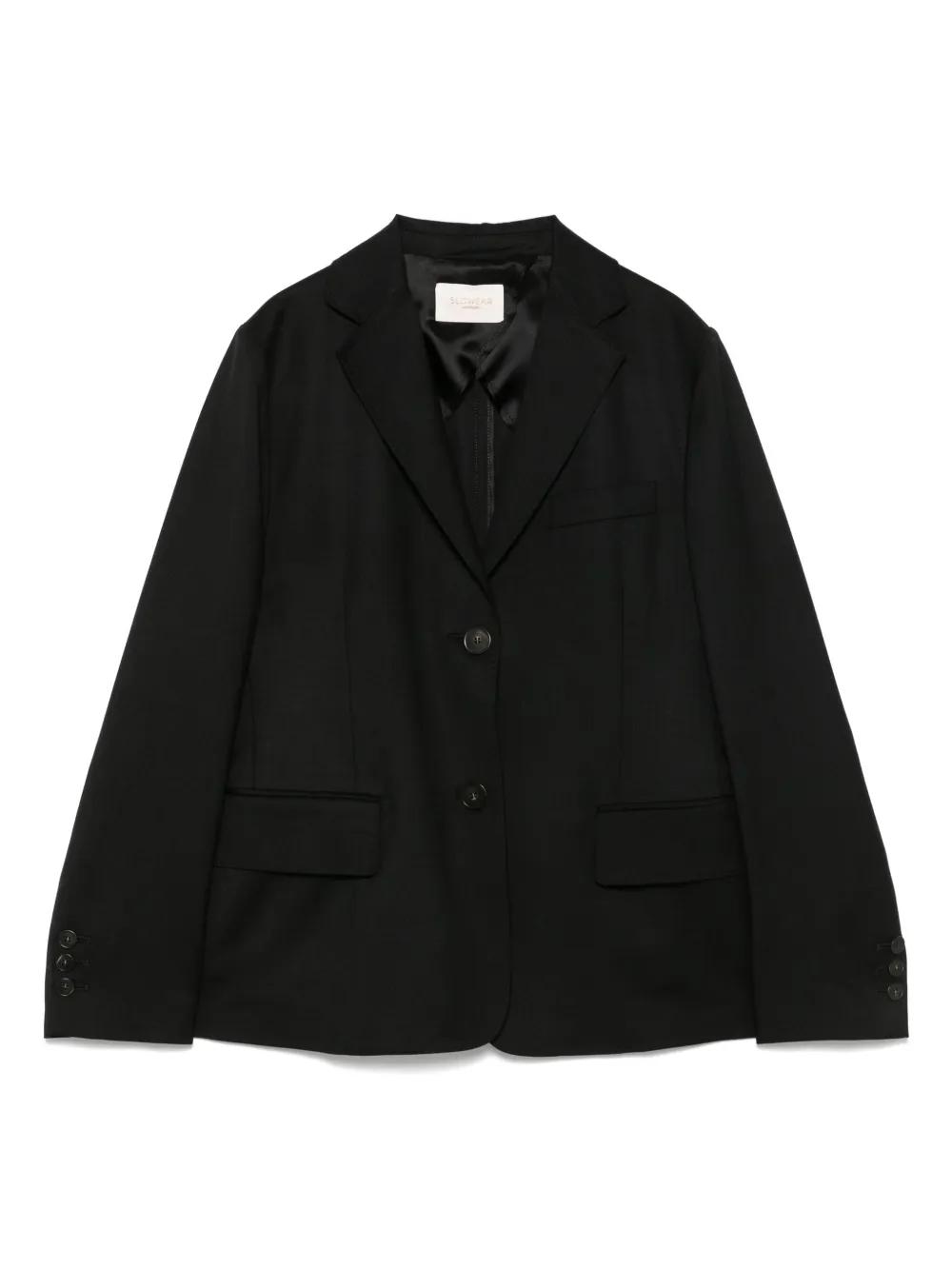 ジャケット MONTEDORO BLACK VISCOSE CASUAL JACKET Montedoro clothing: Men's jackets and blazers | Slowear