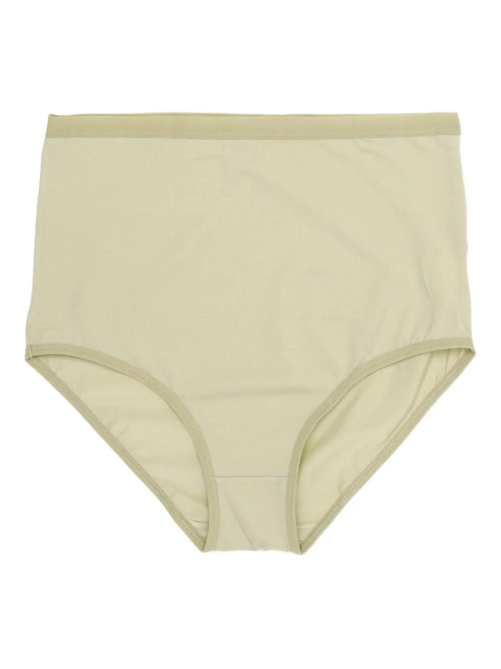 スーツ BASERANGE Fluo yellow stretch cotton brief Baserange Panties and underwear for Women | Online Sale up