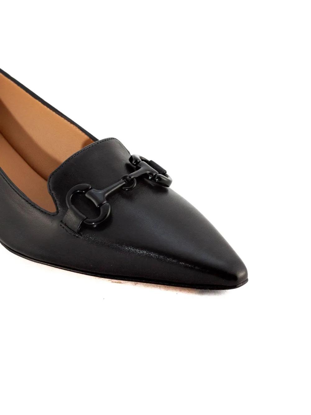 Leather Loafers Mara Bini Shoes Online Frida Black