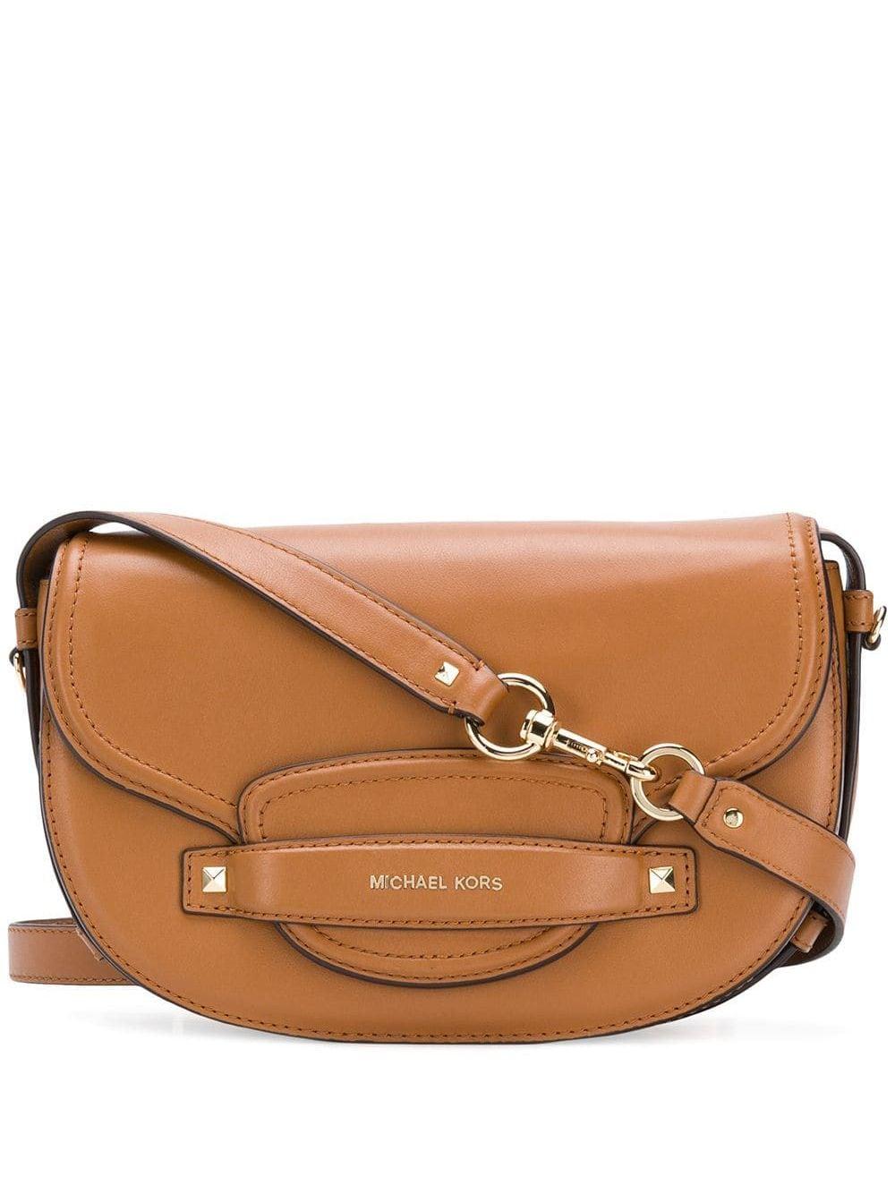 cary medium leather saddle bag