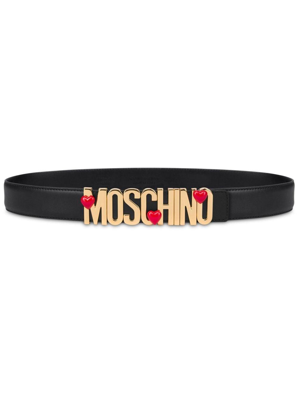 Moschino enrichissement inspired belt
