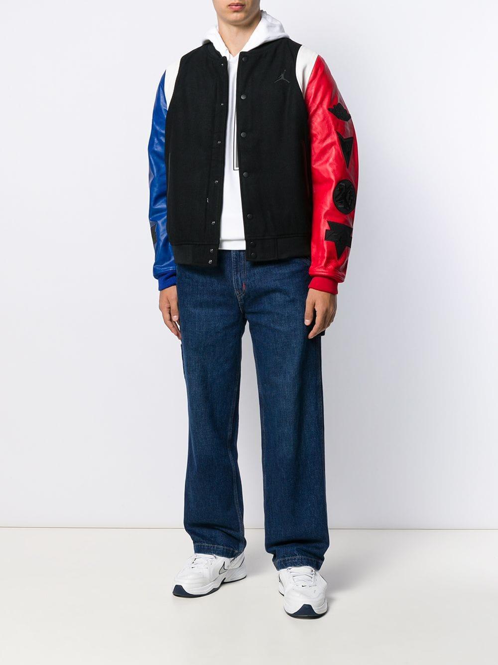 Nike Air Jordan MJ Sport DNA Wool Varsity Jacket CK9350 011 Men's SMALL  ($250)