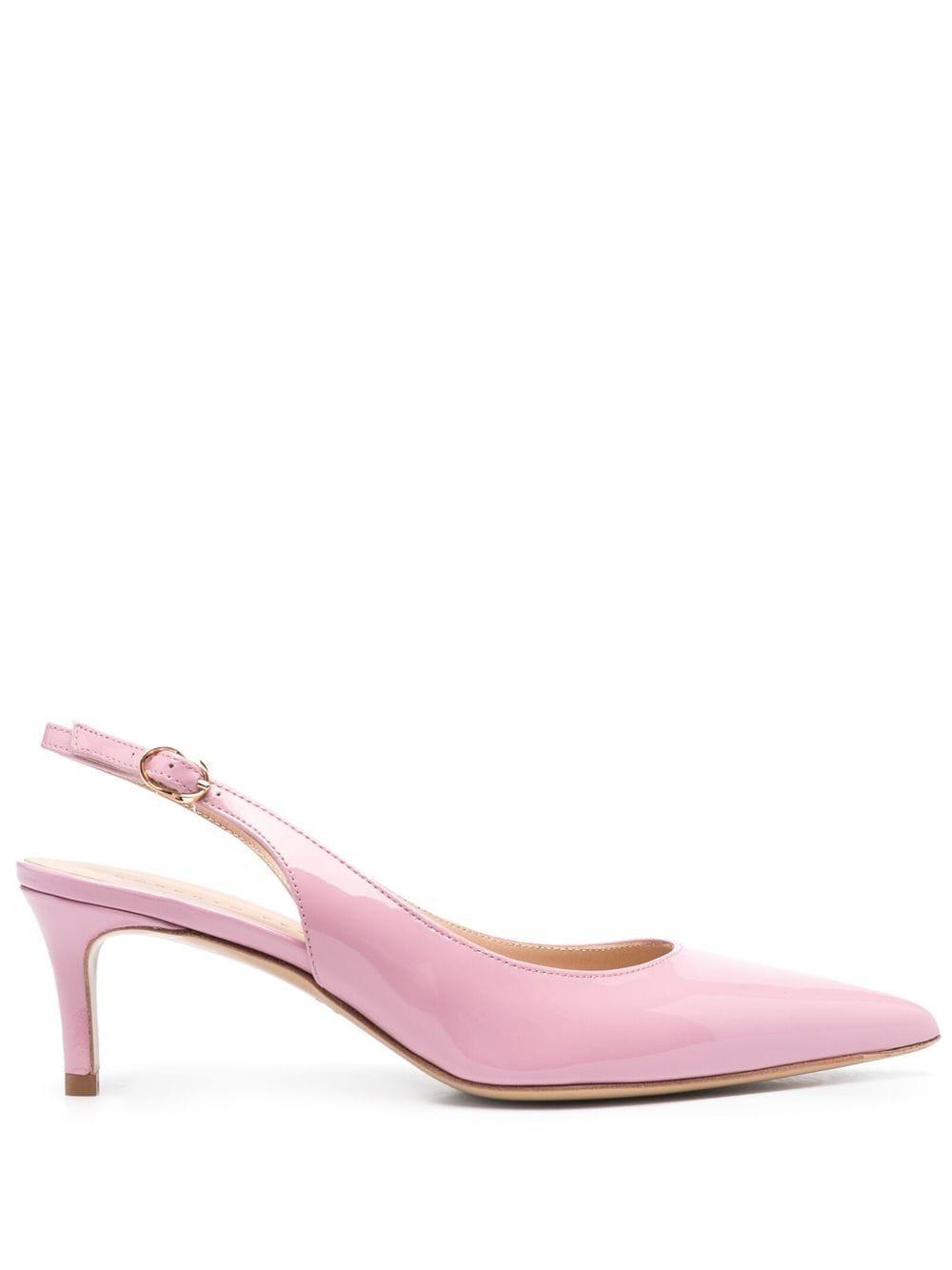 Roberto Festa Bonaire Patent-leather Slingback Pumps in Pink | Lyst