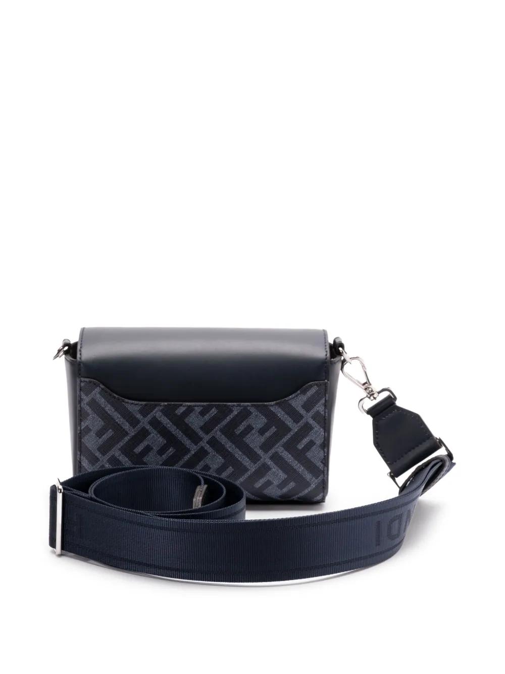 【FENDI】FF SQUARED COMPACT BAG FF Squared Compact Bag Leather Black | Fendi