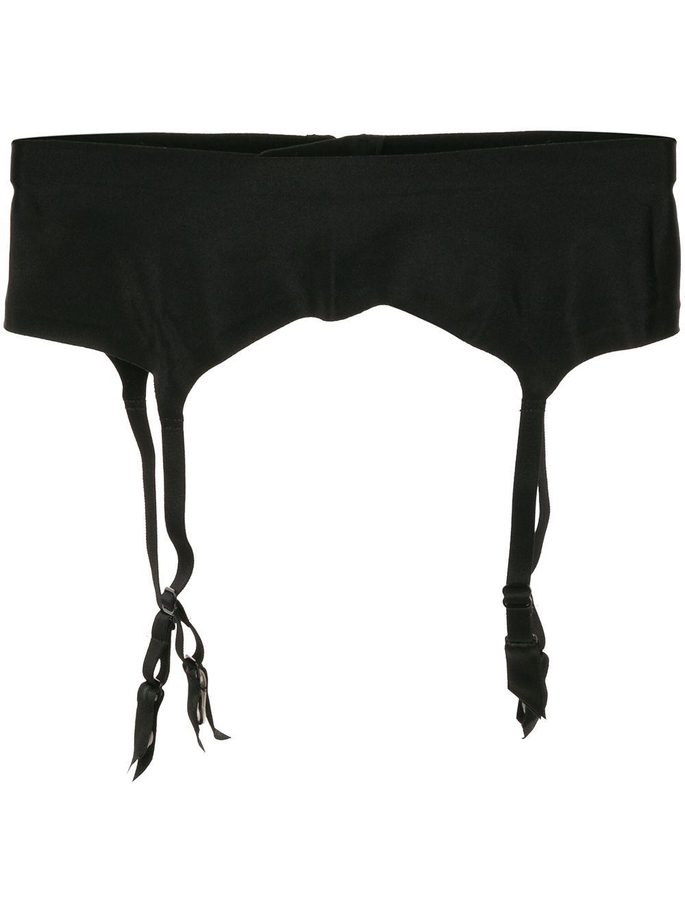 Wolford Satin Suspender Belt in Black Lyst