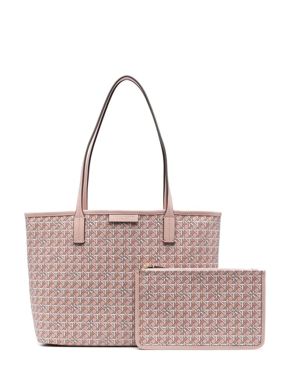 Tory Burch Ever-ready Monogram Tote Bag in Pink