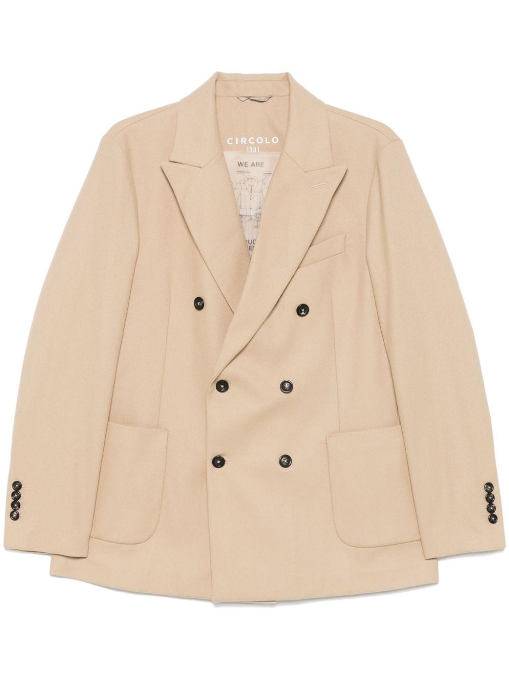 CIRCOLO 1901 ベージュ テーラードジャケット