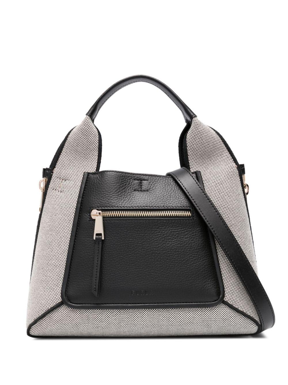 Furla Grained Leather Tote