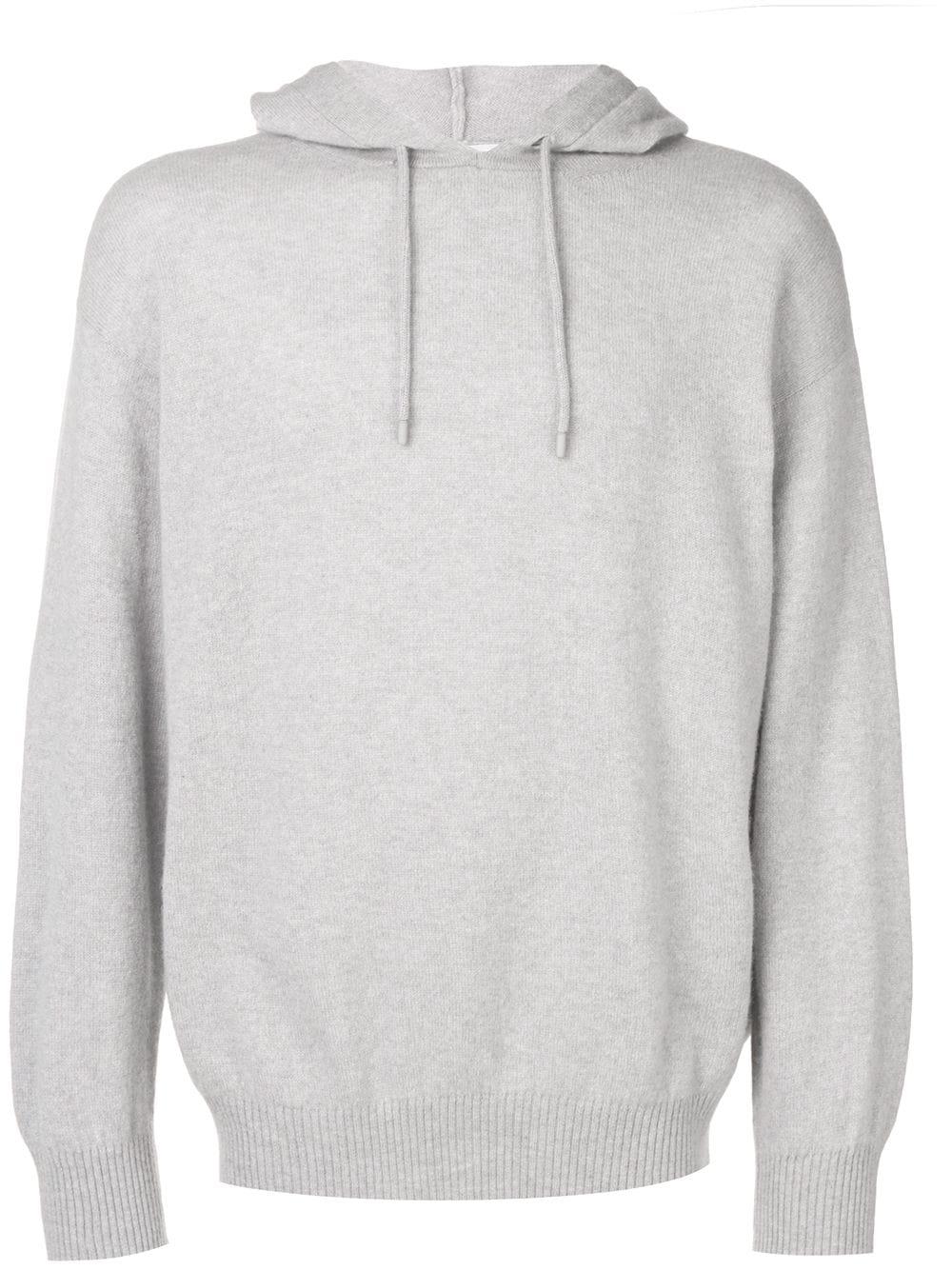 gray plain hoodie