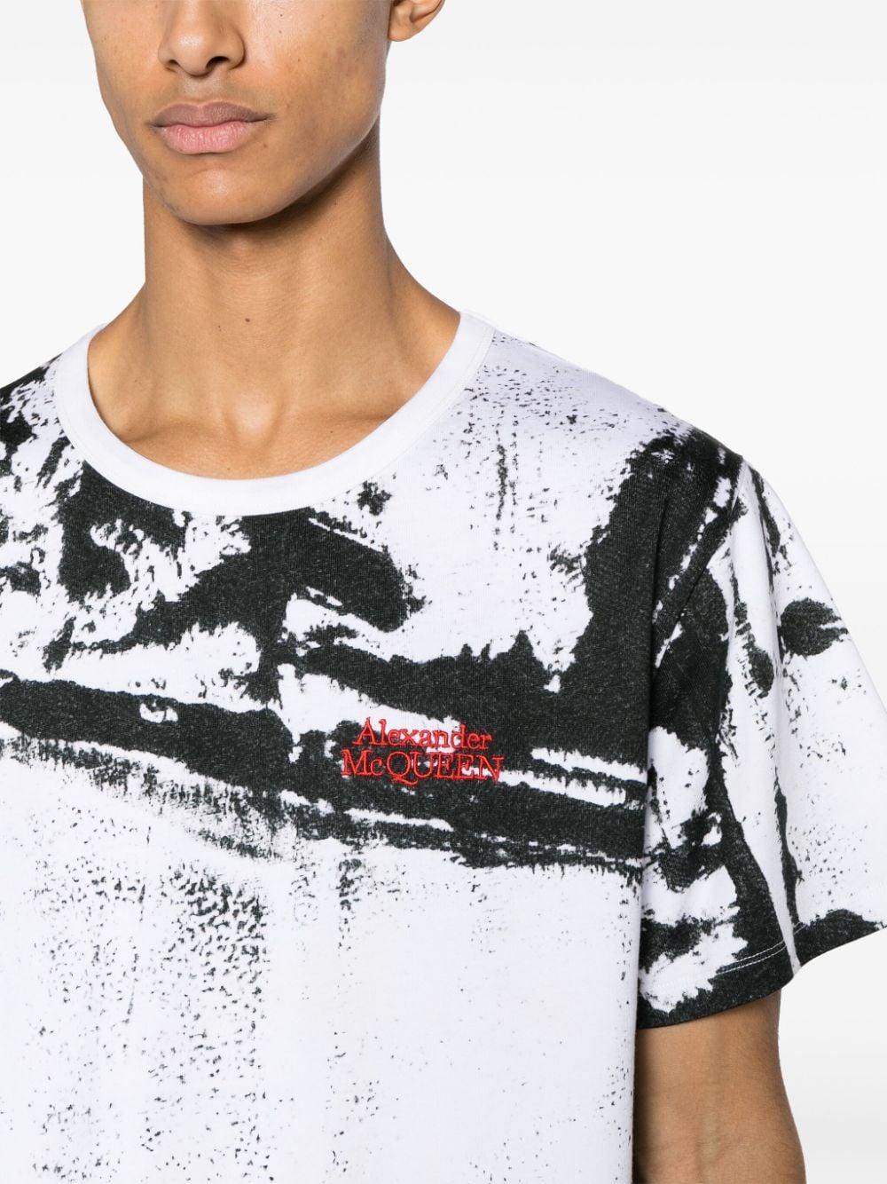 ALEXANDER MCQUEEN - Logo Cotton T-shirt