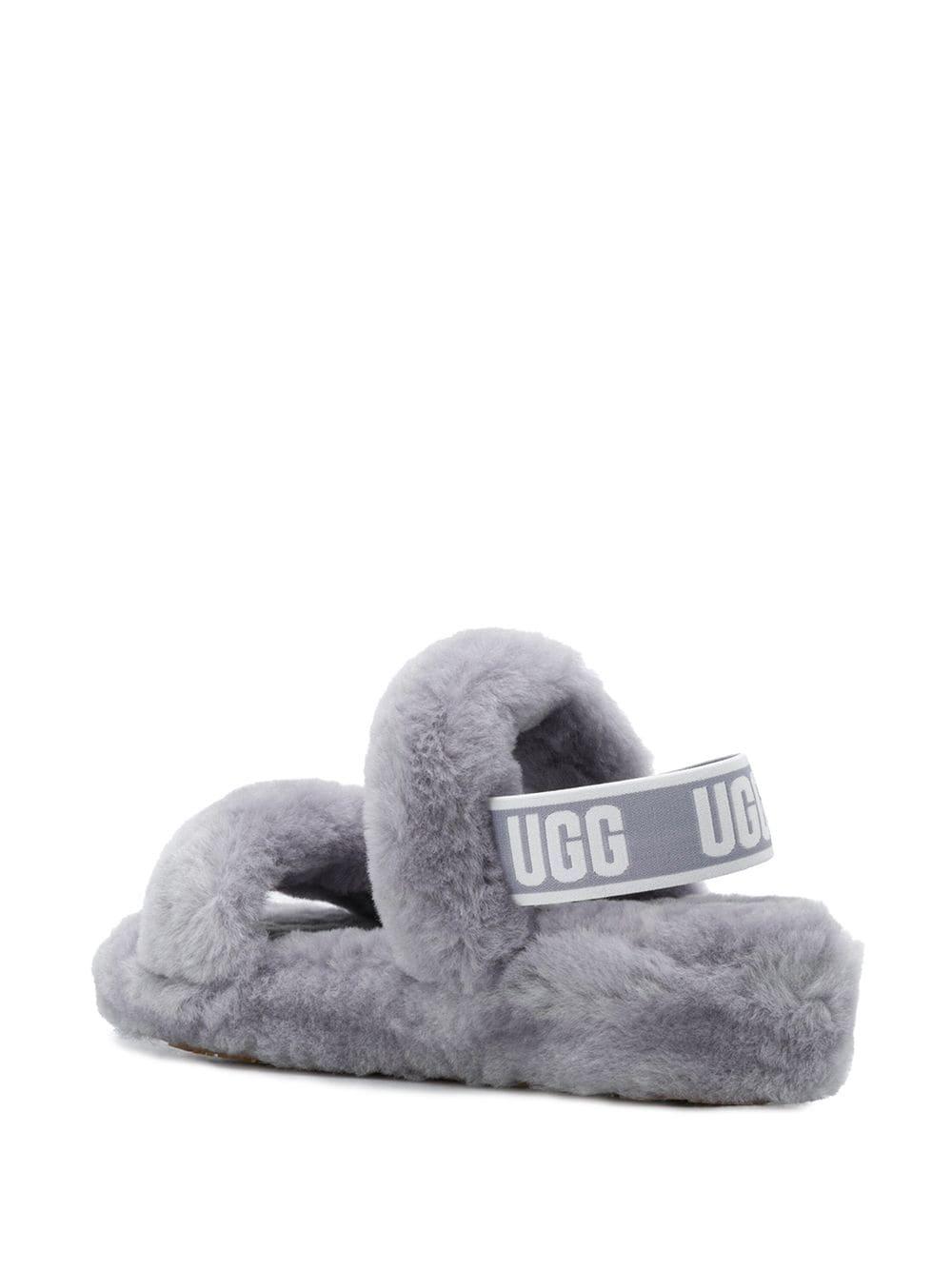 UGG Synthetic Oh Yeah Slippers in Grey (Gray) - Lyst