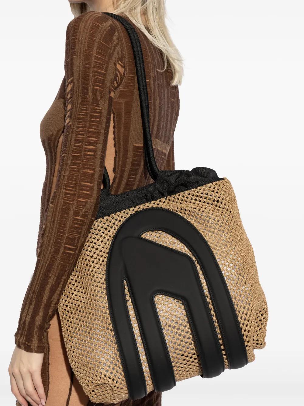 DIESEL Medium Cage-D Tote Bag in Black | Lyst
