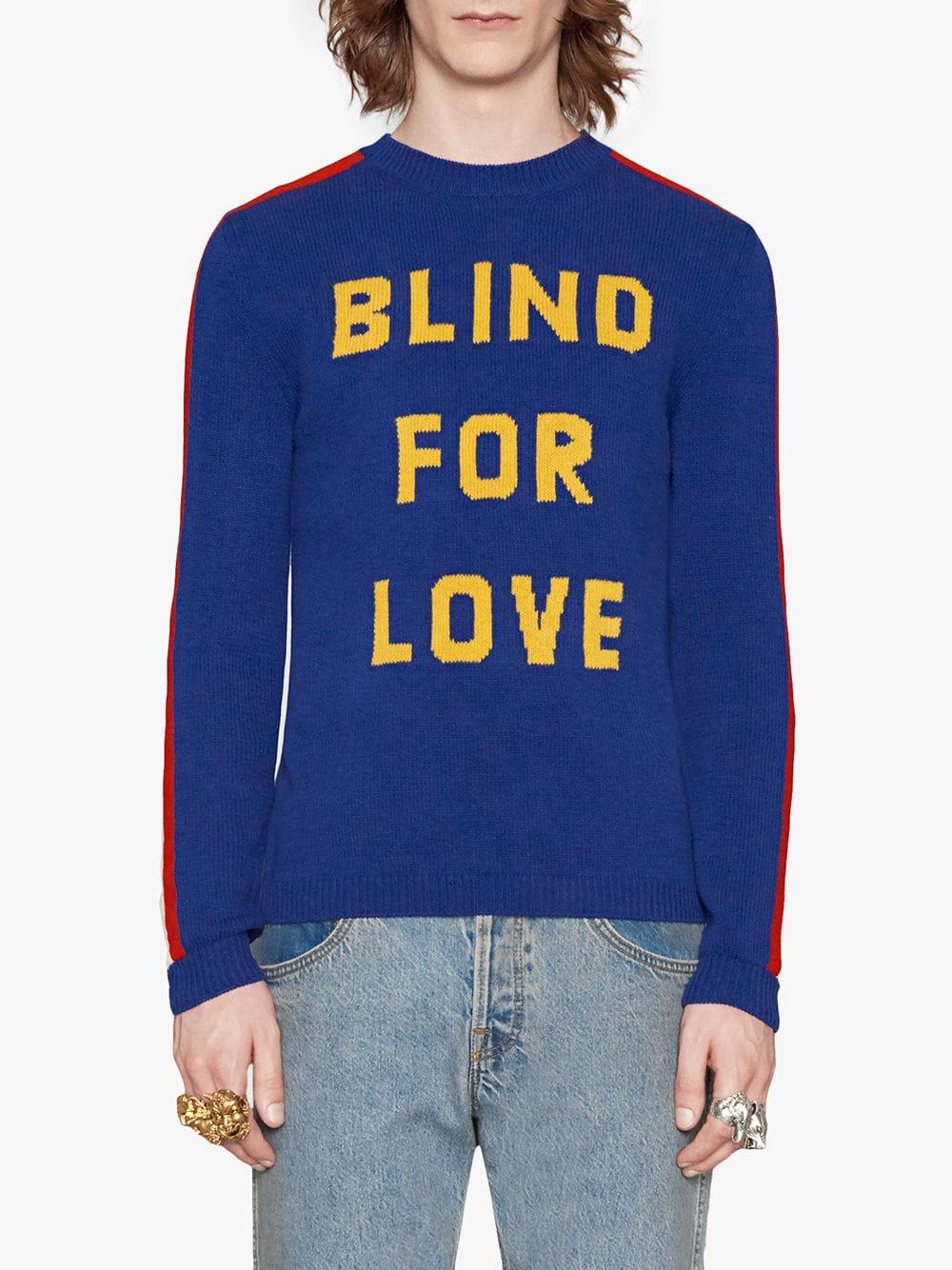 Blind for top love gucci jumper