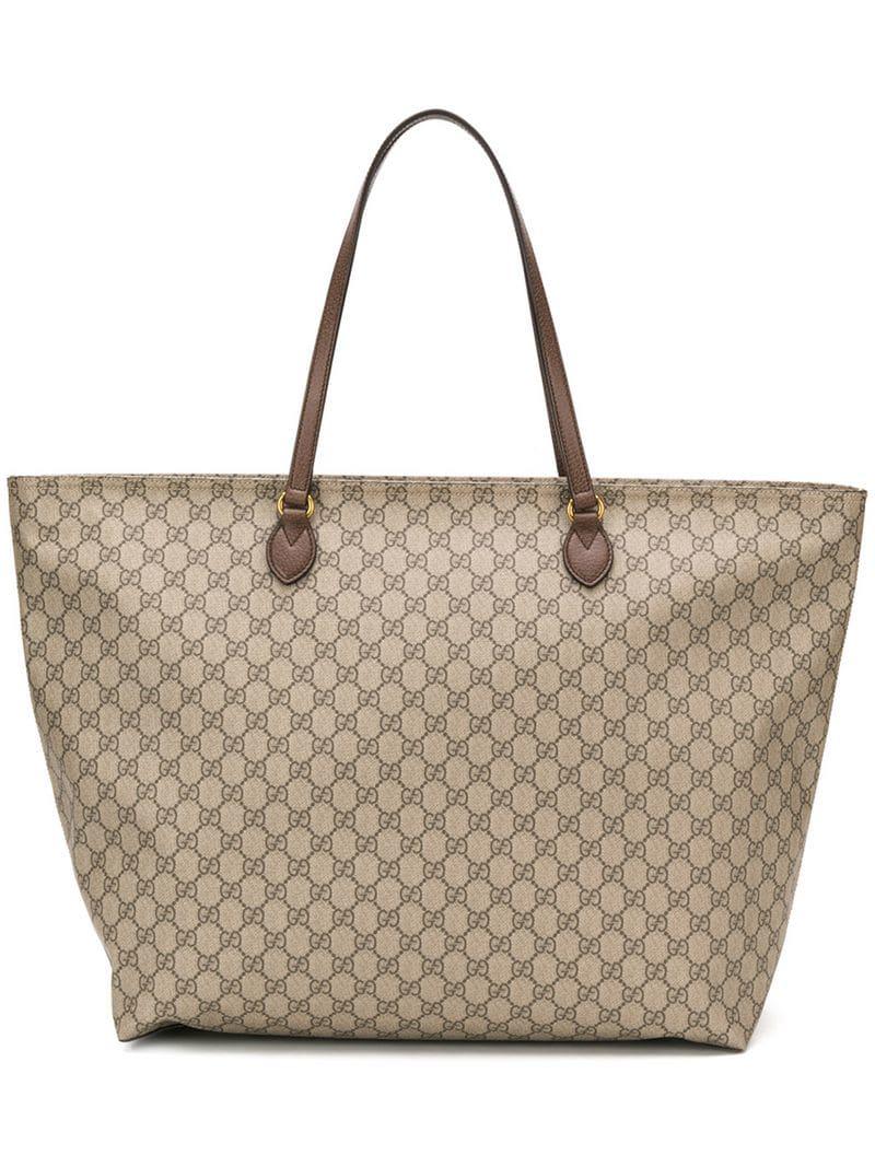Gucci Leather GG Monogram Tote Bag for 