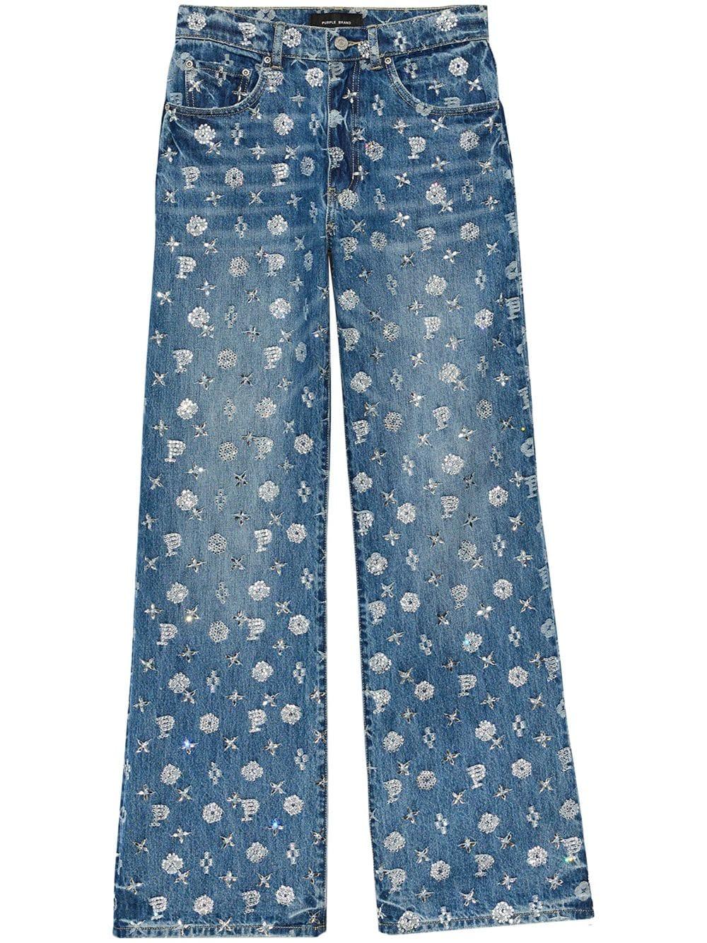 PURPLE RAIN JACKSON MID WAIST WIDE LEG JEANS main image 0