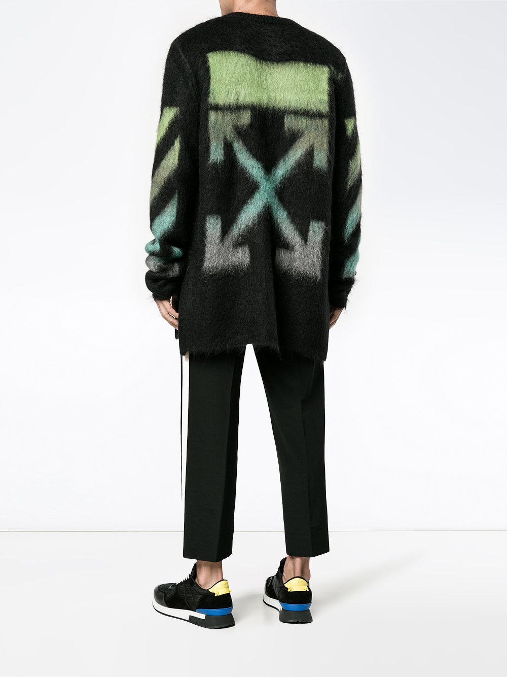 Off white clearance brushed arrows sweater
