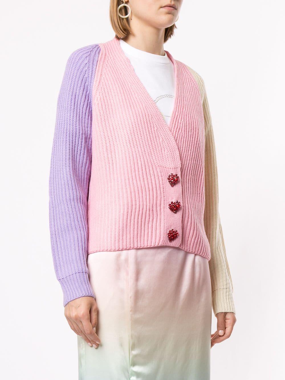 pastel coloured cardigans