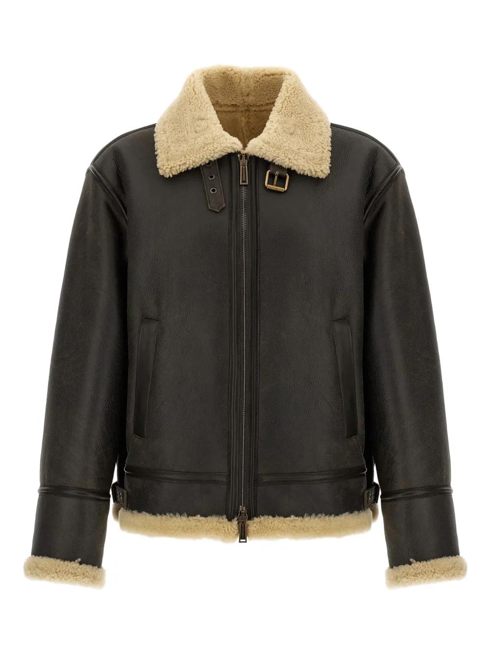 DSQUARED2 16AW ブラック　コーティング　ライダースパーカー　L. DSQUARED2 Leather Biker Jacket | Black | FARFETCH GE