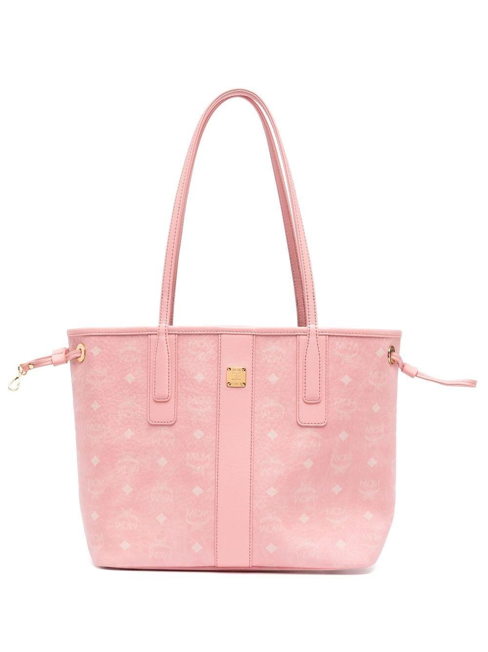 MCM Small Liz Reversible Tote Bag in Pink Lyst