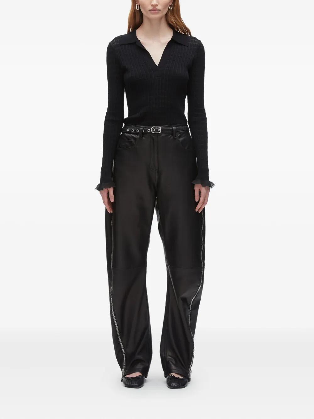 3.1 Phillip Lim パンツ（その他） 黒 2020325Y0005 3.1 Phillip Lim(3.1 フィリップ リム)のウールジョガーパンツ
