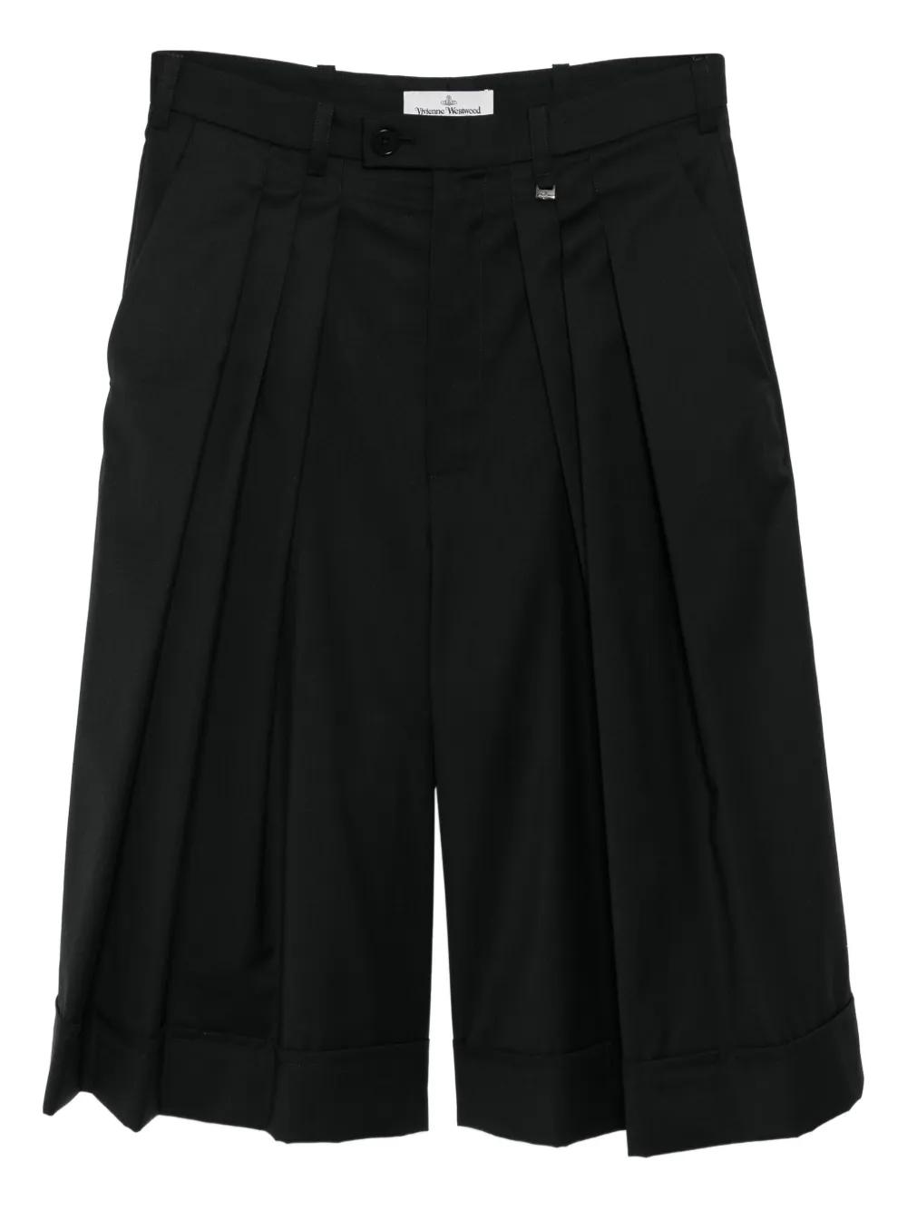 VIVIENNE WESTWOOD Pleated Shorts シャーリング キュロット パンツ
